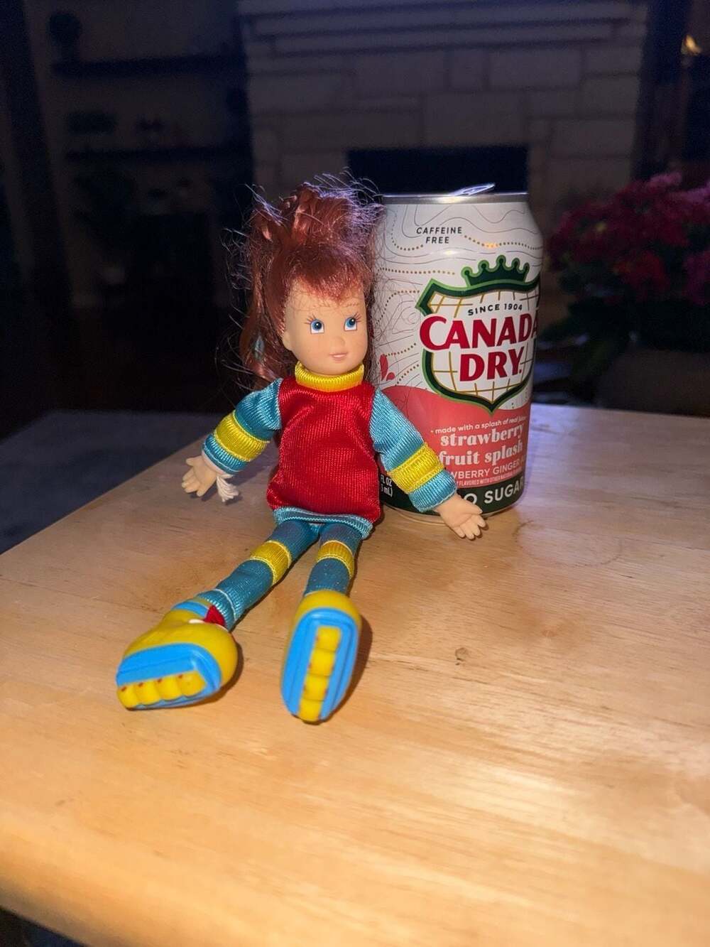 Vintage Fishel Toys Inline Skate Rollerblading Redhead Doll